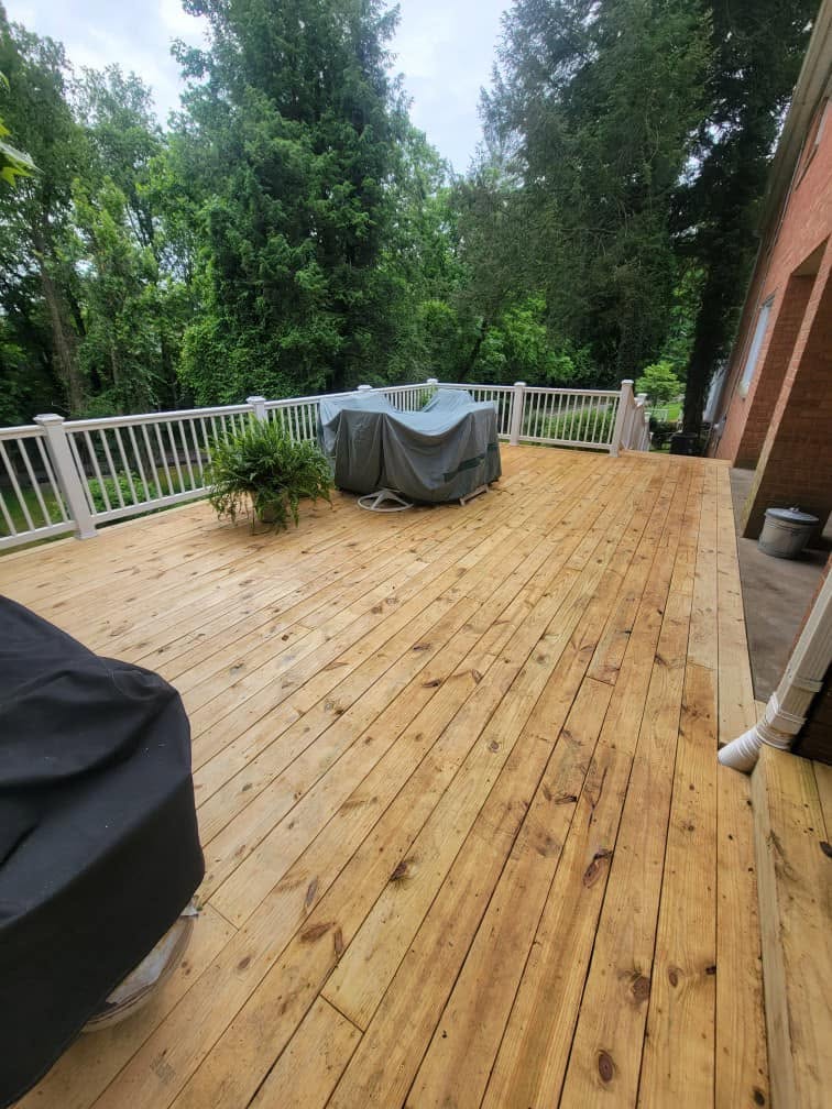 Recently completed deck build